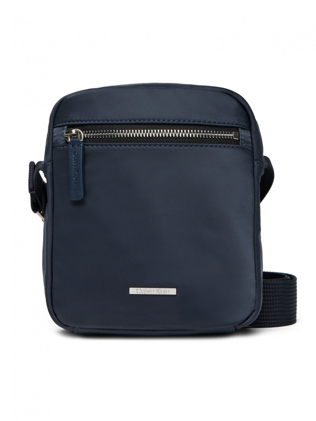 Calvin Klein Brašna Sleek Nylon Reporter LV04D3176G Tmavomodrá